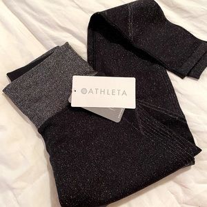 NWT - Athleta Women’s Black Workout Leggings Size S